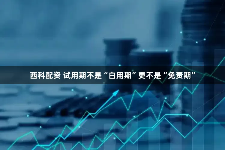 西科配资 试用期不是“白用期”更不是“免责期”